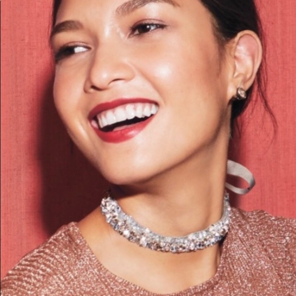 Stella & Dot Embroidered Blaire Necklace